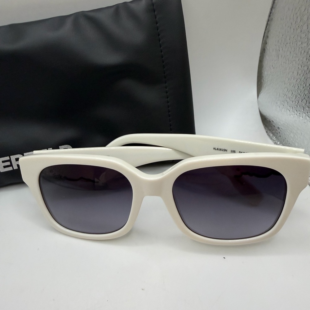 Karl Lagerfeld Cream Sunglasses with Black Case - Picture 5 of 9